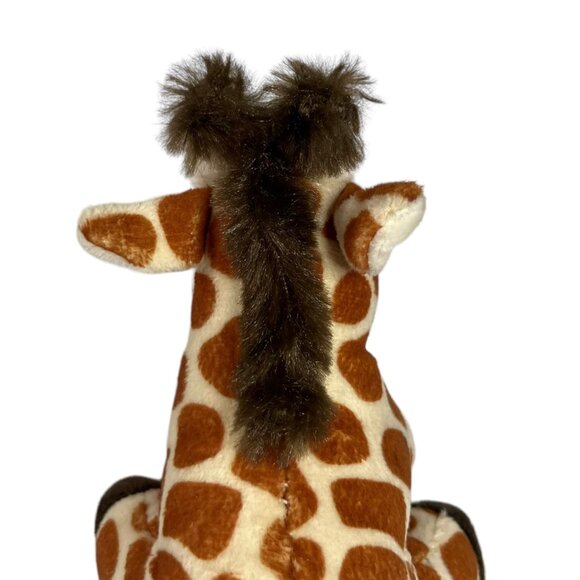 Miniature Giraffe Stuffed Animal Plush Monkey Island 5" Brown Tan - Picture 5 of 13